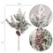Create Your Winter Wonderland: 6-Piece Set of 20-Inch Snow Pine Picks with Cones | Festive Holiday Accents for Home and Office | Snowy Pine Branches Perfect for Stunning Seasonal Displays - 2024 Christmas Collection, Floral Home by Artificial Flowers